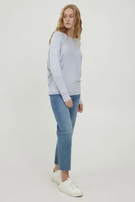 Byoung Bypimba Batwing Fine Knit Jumper Blue