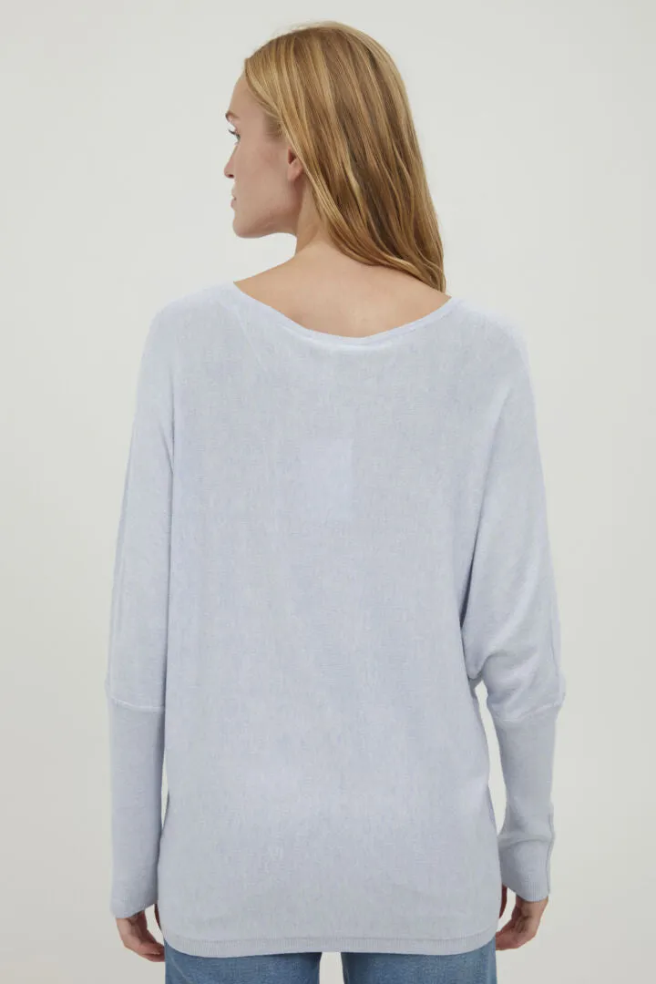Byoung Bypimba Batwing Fine Knit Jumper Blue