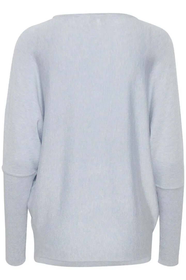 Byoung Bypimba Batwing Fine Knit Jumper Blue