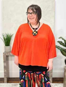 Kaftan Top, Orange