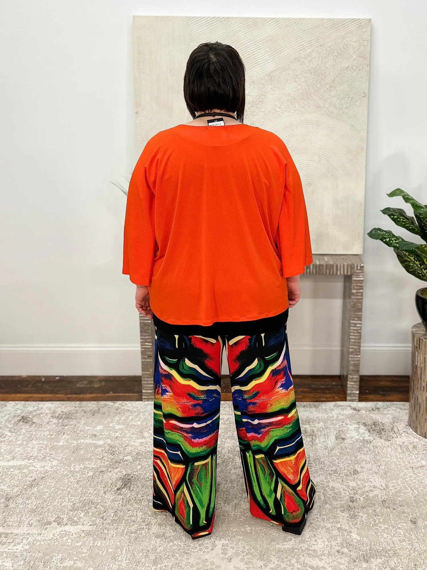 Kaftan Top, Orange