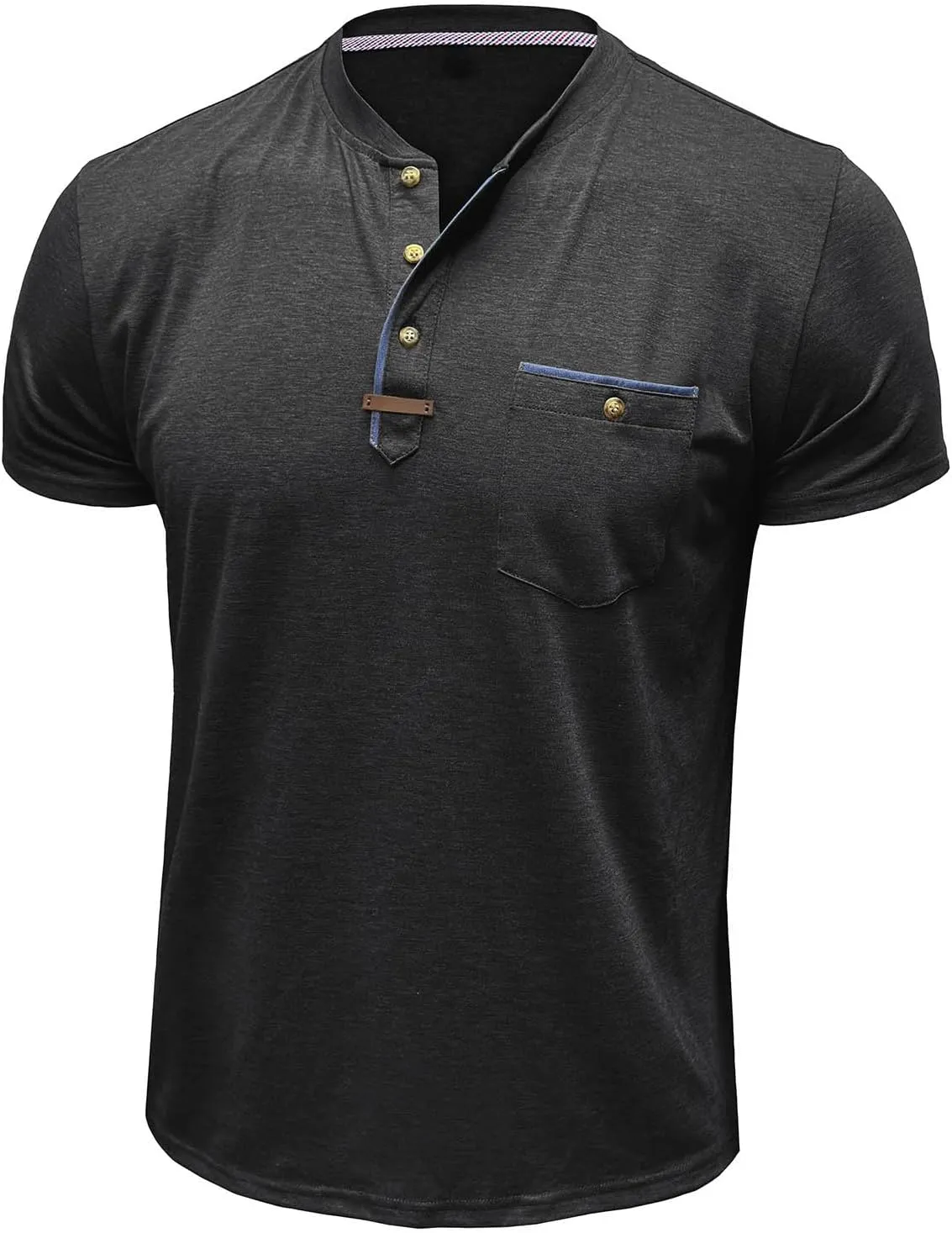 Men's Short Sleeve Polo Shirt Casual Classic Cotton Summer Lightweight T Shirts Golf Tee Tops with Pocket