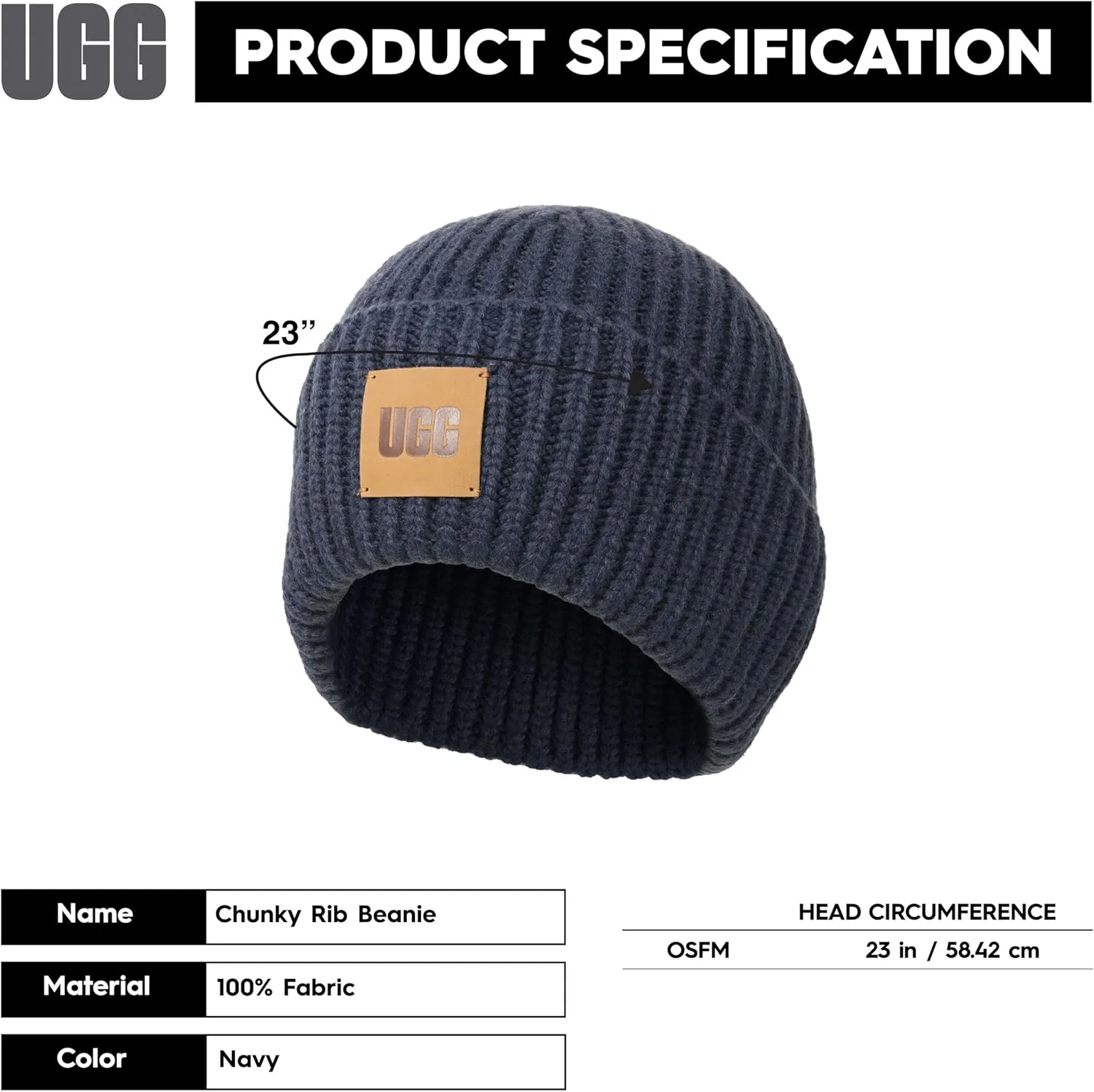 UGG Women's Chunky Rib Beanie