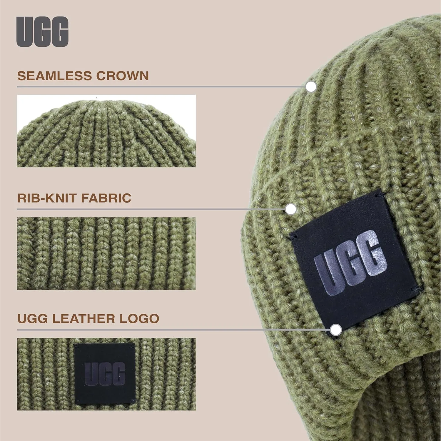UGG Women's Chunky Rib Beanie